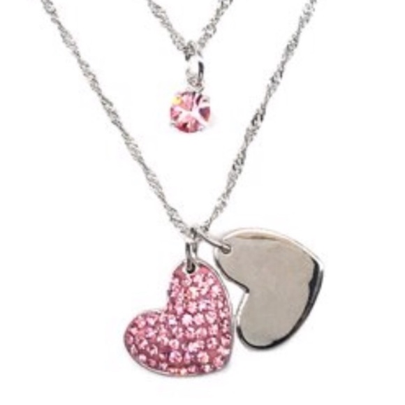 BELIEVE BY BRILLIANCE CRYSTAL HEART NECKLACE NWT - Picture 8 of 10